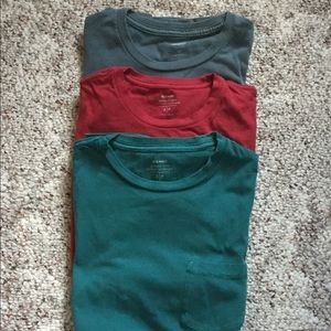 Set of 3 men’s Old Navy garment washed ss t-shirts